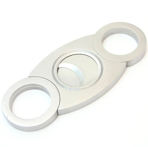 Never Exhale High Quality Stainless Steel Cigar Cutter 12ct Box GS-30522