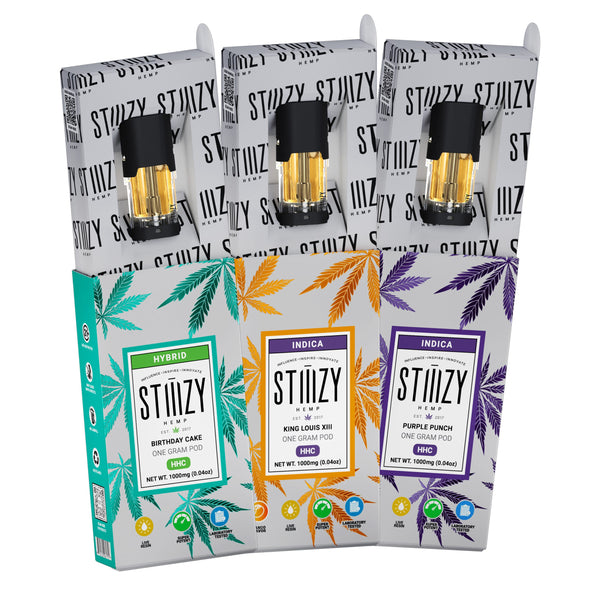 STIIIZY Live Resin HHC 1000mg 1g Pods - Premium  from H&S WHOLESALE - Just $8.00! Shop now at H&S WHOLESALE