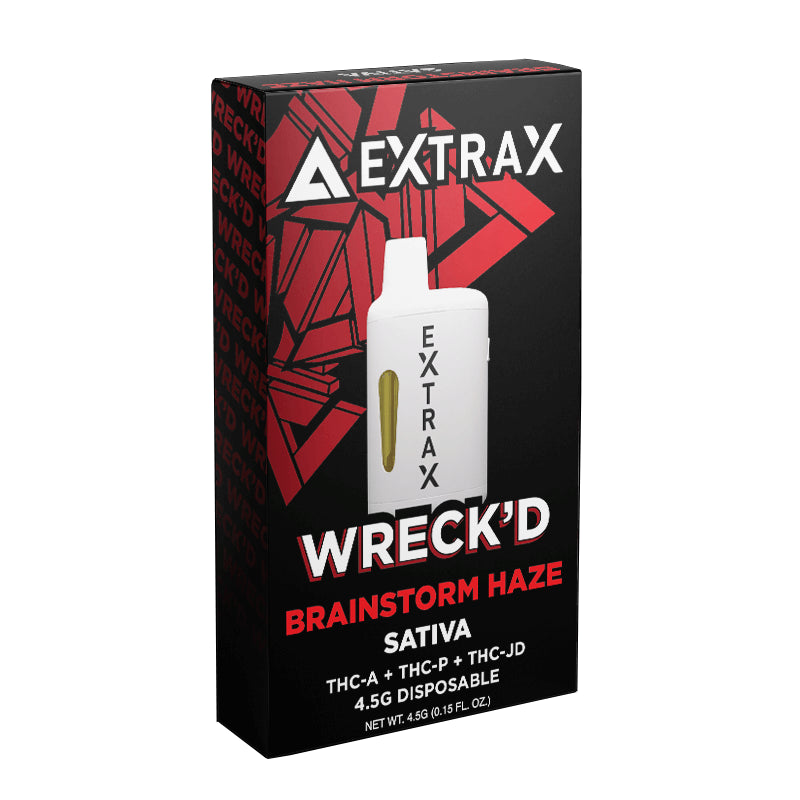 Extrax Wreck’D 4.5g THC-A+THC-P+THC-JD 1ct Disposable Vape - Premium  from H&S WHOLESALE - Just $18.00! Shop now at H&S WHOLESALE