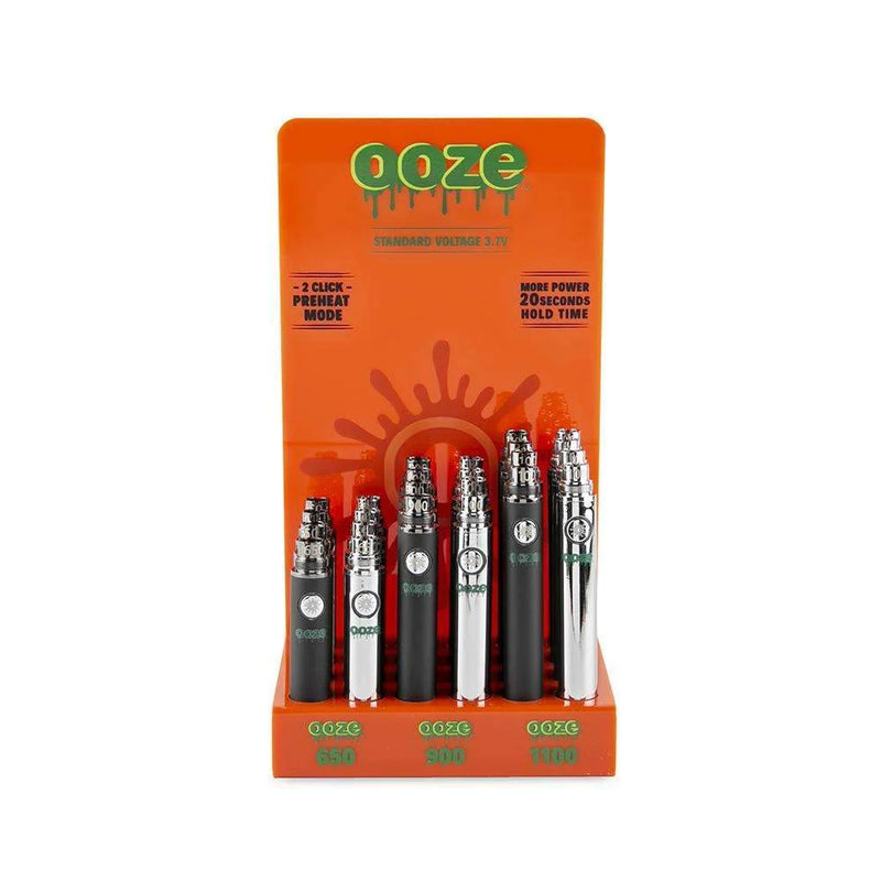 Ooze Twist Mini Battery Display 24ct - Premium  from H&S WHOLESALE - Just $150.00! Shop now at H&S WHOLESALE