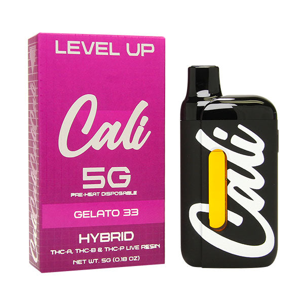 Cali Level Up 5g Live Resin THC-A+THC-B+THC-P 1ct Disposable Vape - Premium  from H&S WHOLESALE - Just $20.00! Shop now at H&S WHOLESALE