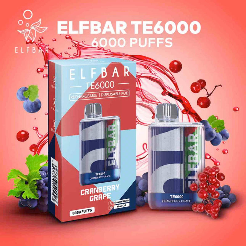 EBDESIGN TE6000 Puffs 5ct Display Disposable vape - Premium  from H&S WHOLESALE - Just $47.50! Shop now at H&S WHOLESALE
