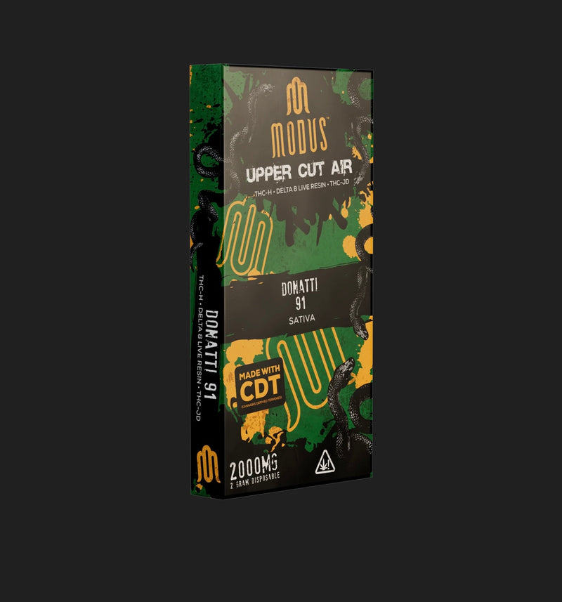 MODUS Upper Cut Air 2g THC-H & D8 & THC-JD Live Resin - Premium  from H&S WHOLESALE - Just $17.00! Shop now at H&S WHOLESALE
