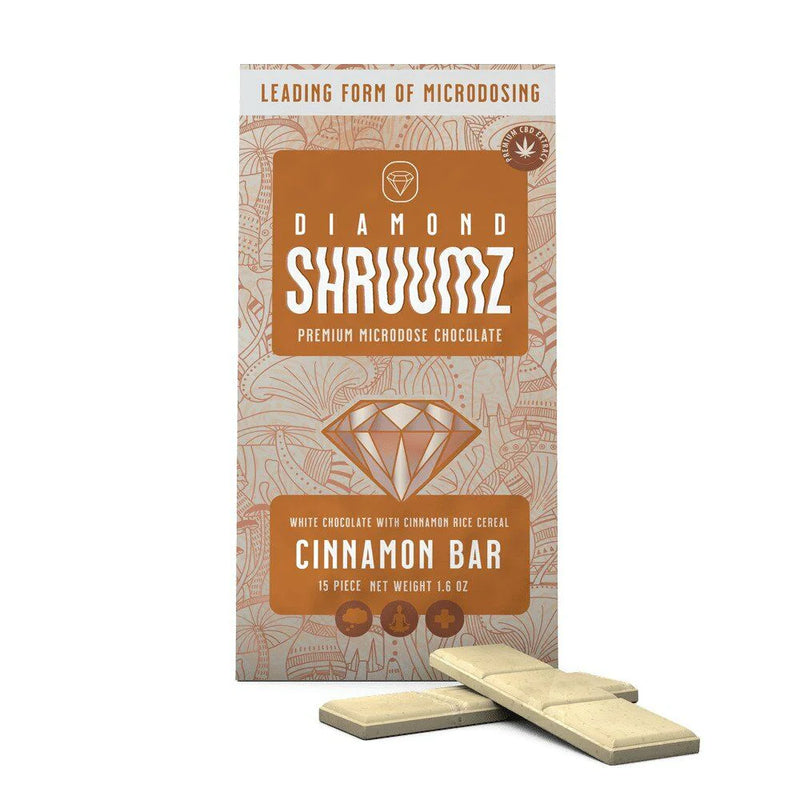 Shruumz Diamond Premium Micrododse Chocolate Mushrooms 1ct Bar 15 Piece - Premium  from H&S WHOLESALE - Just $11.50! Shop now at H&S WHOLESALE