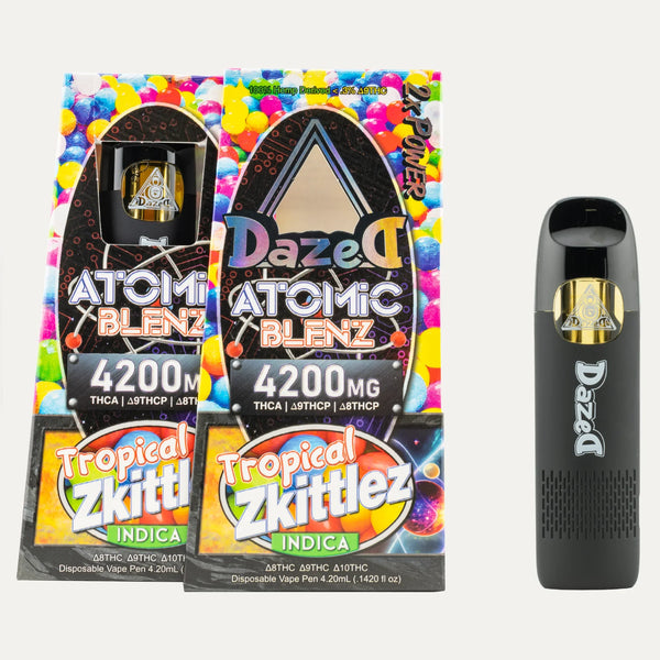DazeD8 Atomic Blenz THC-A+D9THC-P+D8THC-P Nimbuz 4.2g Disposable Vape 1ct - Premium  from H&S WHOLESALE - Just $20! Shop now at H&S WHOLESALE