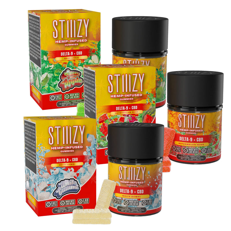 STIIIZY Live Resin Delta 9 & CBD 225mg 15ct Gummies - Premium  from H&S WHOLESALE - Just $7! Shop now at H&S WHOLESALE