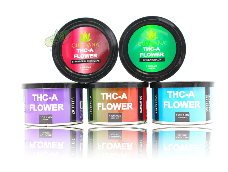 Curevana THC-A 7g Flowers 1000mg 1ct Jar - Premium  from H&S WHOLESALE - Just $15.00! Shop now at H&S WHOLESALE