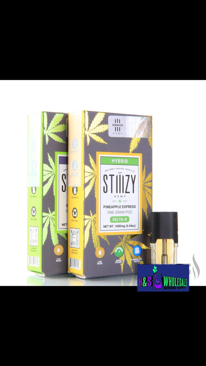 STIIIZY Live Resin Delta 8 1000mg 1g Pods 1ct - Premium  from H&S WHOLESALE - Just $8.00! Shop now at H&S WHOLESALE