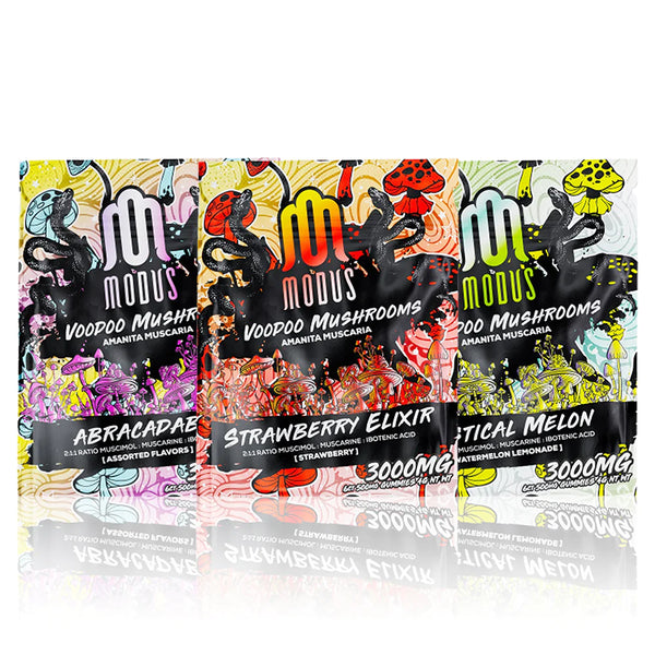 MODUS VooDoo Mushrooms 4g Amanita Muscaria 6ct 3000mg 500mg Each Gummies - Premium  from H&S WHOLESALE - Just $14.00! Shop now at H&S WHOLESALE