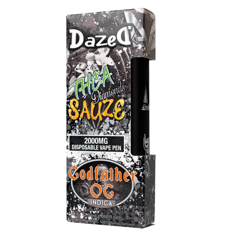 DazeD THC-A Diamond Sauze 2g Disposable Vape 1ct - Premium  from H&S WHOLESALE - Just $16.00! Shop now at H&S WHOLESALE