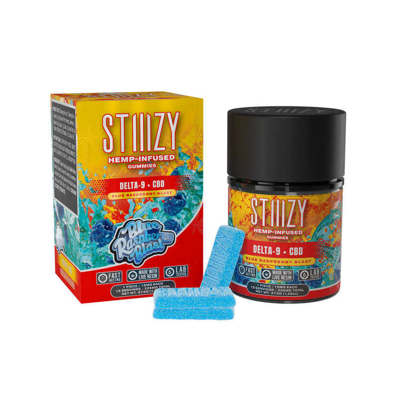 STIIIZY Live Resin Delta 9 & CBD 225mg 15ct Gummies - Premium  from H&S WHOLESALE - Just $9.00! Shop now at H&S WHOLESALE
