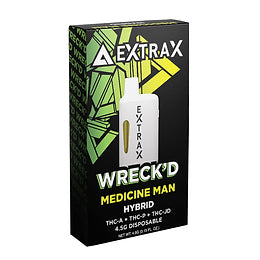 Extrax Wreck’D 4.5g THC-A+THC-P+THC-JD 1ct Disposable Vape - Premium  from H&S WHOLESALE - Just $18.00! Shop now at H&S WHOLESALE