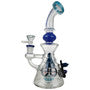 Cheech Glass - 10" Triangle Swiss Gear Decal Work Banger Hanger Water Pipe - with 14M Bowl & 4mm Banger - Premium  from H&S WHOLESALE - Just $159.99! Shop now at H&S WHOLESALE