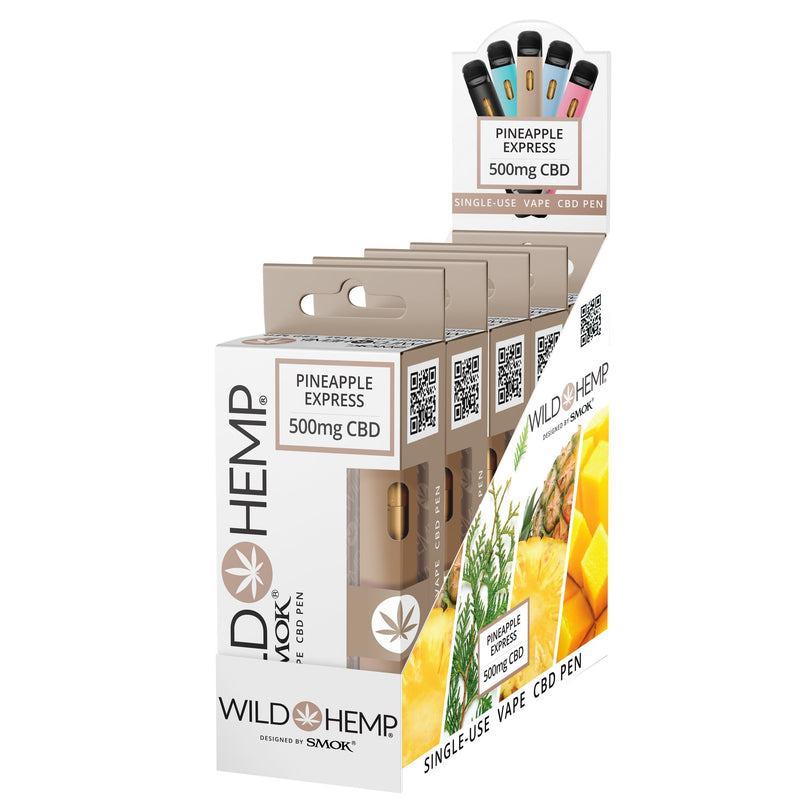 Wild Hemp 500mg CBD disposable Vape 1ct - Premium  from H&S WHOLESALE - Just $8.00! Shop now at H&S WHOLESALE