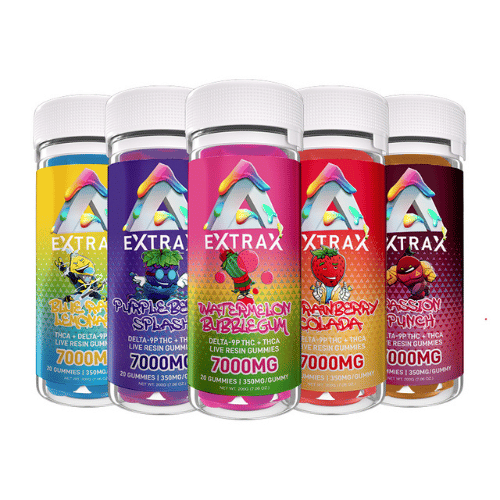 Extrax Adios Live Resin 7000mg THC-A & Delta 9P 20ct 350mg Each 1ct Gummies Jar - Premium  from H&S WHOLESALE - Just $16! Shop now at H&S WHOLESALE
