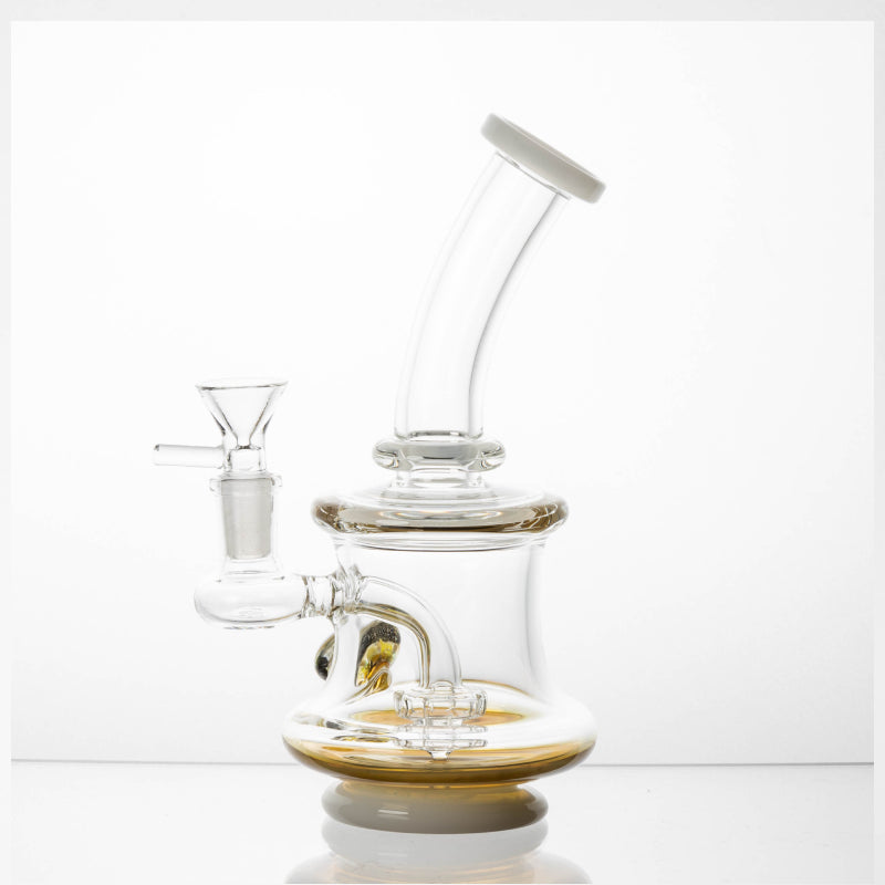 Glass House 6” water pipe with 14mm bowl HHP-008 - Premium  from H&S WHOLESALE - Just $27.00! Shop now at H&S WHOLESALE
