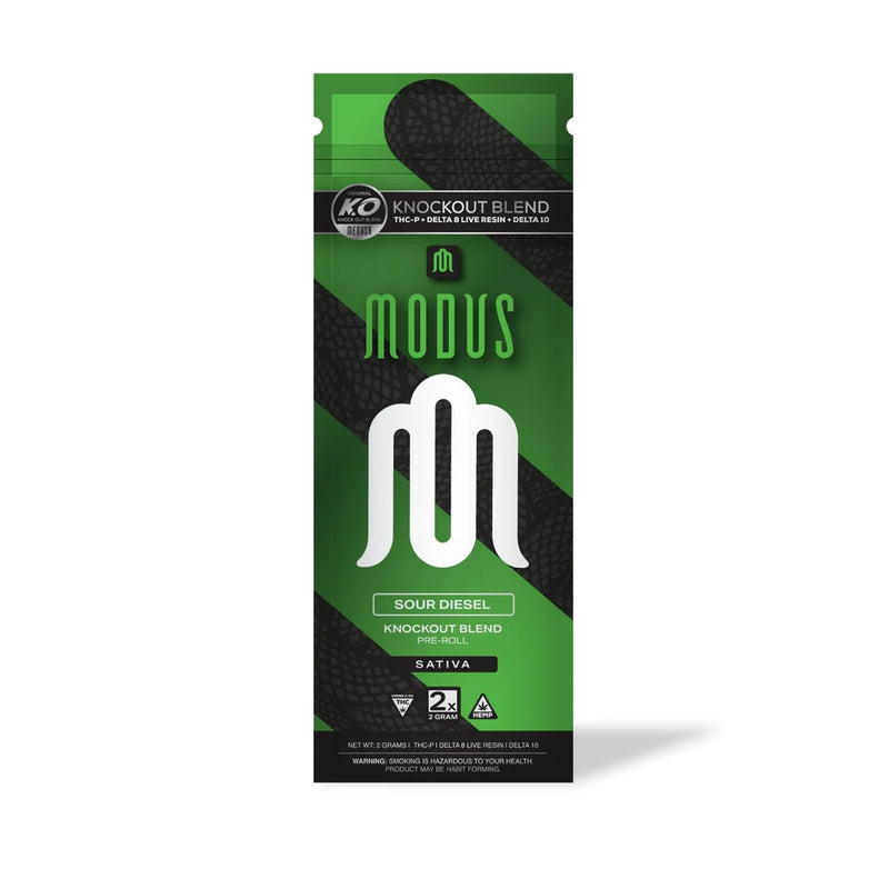 MODUS Knockout Blend Pre-Roll 2X2g 2000mg Each Bag 10ct Display - Premium  from H&S WHOLESALE - Just $85.00! Shop now at H&S WHOLESALE
