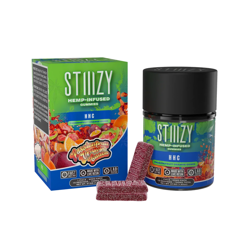 STIIIZY Live Resin HHC 750mg 50mg Each 15ct Gummies - Premium  from H&S WHOLESALE - Just $7! Shop now at H&S WHOLESALE