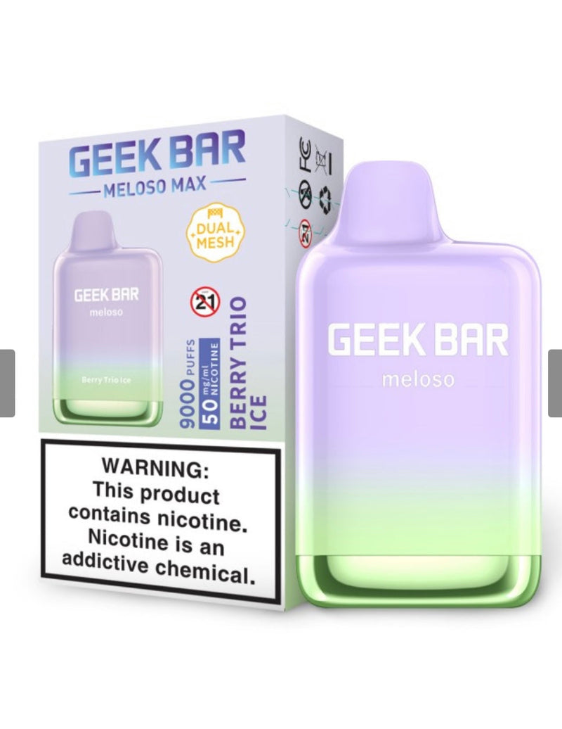Geek Bar Meloso Max 9000 Puffs 50mg Nic 5ct Display Disposable Vape - Premium  from H&S WHOLESALE - Just $42.50! Shop now at H&S WHOLESALE