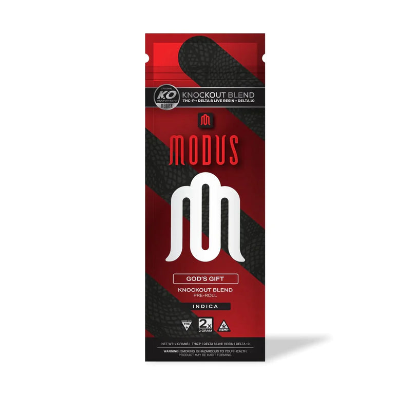 MODUS Knockout Blend Pre-Roll 2X2g 2000mg Each Bag 10ct Display - Premium  from H&S WHOLESALE - Just $85.00! Shop now at H&S WHOLESALE