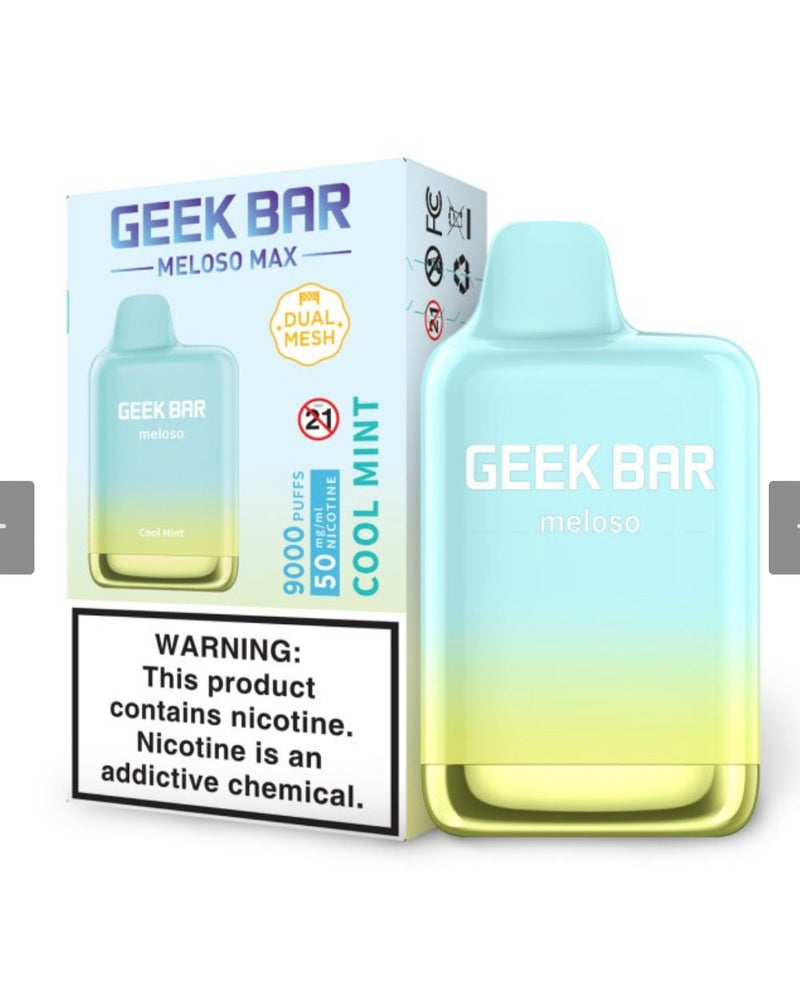 Geek Bar Meloso Max 9000 Puffs 50mg Nic 5ct Display Disposable Vape - Premium  from H&S WHOLESALE - Just $42.50! Shop now at H&S WHOLESALE