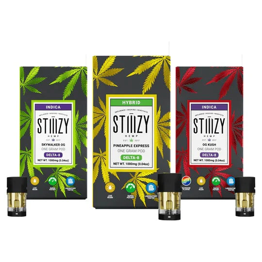 STIIIZY Live Resin Delta 8 1000mg 1g Pods 1ct - Premium  from H&S WHOLESALE - Just $8.00! Shop now at H&S WHOLESALE