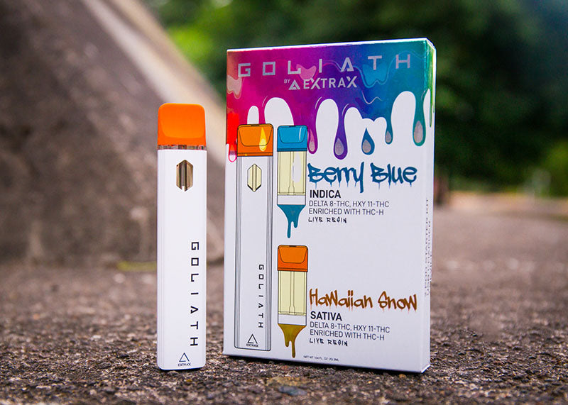 Goliath Extrax Pods System D8+D6+THC-P+THC-B+HXY11 Live Resin 1 Device & 2 Pods - Premium  from H&S WHOLESALE - Just $18.00! Shop now at H&S WHOLESALE