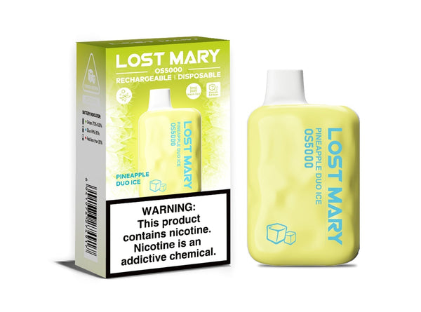 Lost Mary BY EB OS5000 Puffs 40mg 4% Nic Frozen Edition 10ct Display Disposable Vape - Premium  from H&S WHOLESALE - Just $80! Shop now at H&S WHOLESALE
