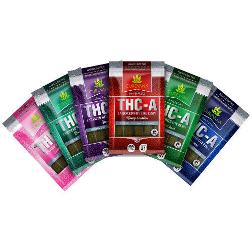 Curevana THC-A Pre-Rolls 3750MG 10g 5 Pack 6ct Display - Premium  from H&S WHOLESALE - Just $50.00! Shop now at H&S WHOLESALE