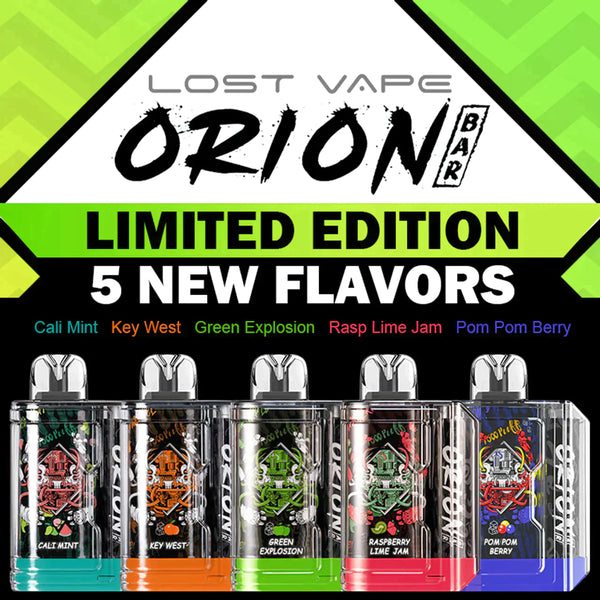LOST VAPE Orion Bar OB7500 Puffs 5% Nic 10ML Disposable Vape 10ct Display - Premium  from H&S WHOLESALE - Just $60! Shop now at H&S WHOLESALE