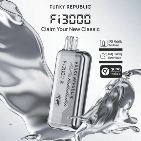 Funky Republic FI3000 Puffs 5% Nic 40ML Disposable Vape 10ct Display - Premium  from H&S WHOLESALE - Just $55! Shop now at H&S WHOLESALE