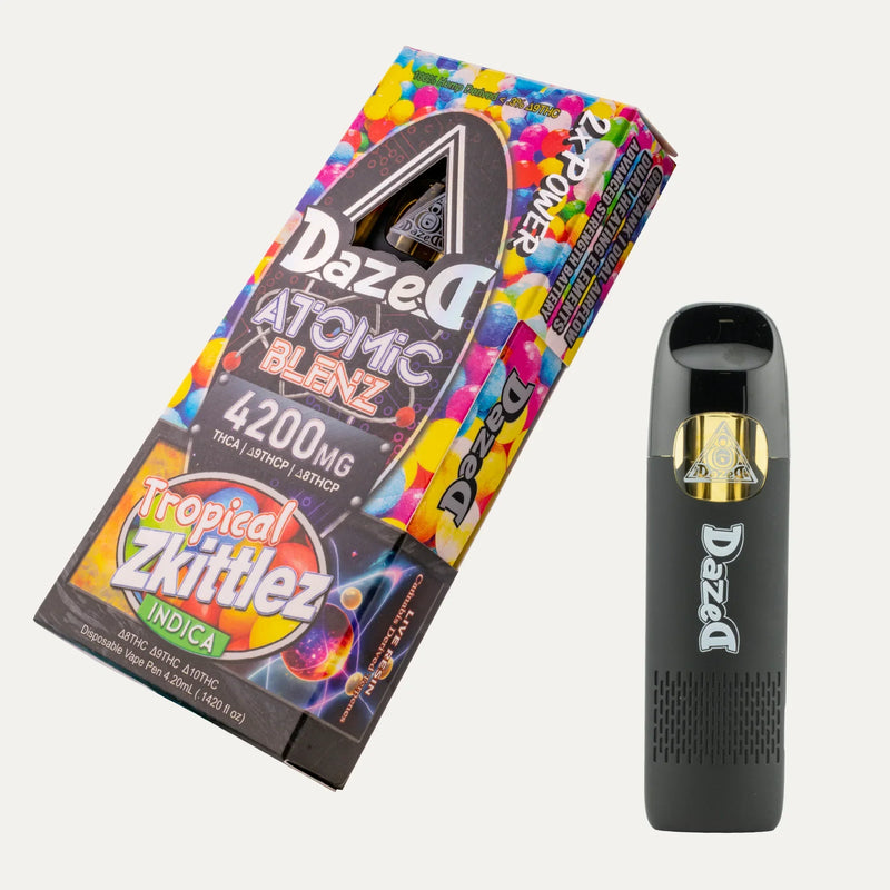 DazeD8 Atomic Blenz THC-A+D9THC-P+D8THC-P Nimbuz 4.2g Disposable Vape 1ct - Premium  from H&S WHOLESALE - Just $20! Shop now at H&S WHOLESALE