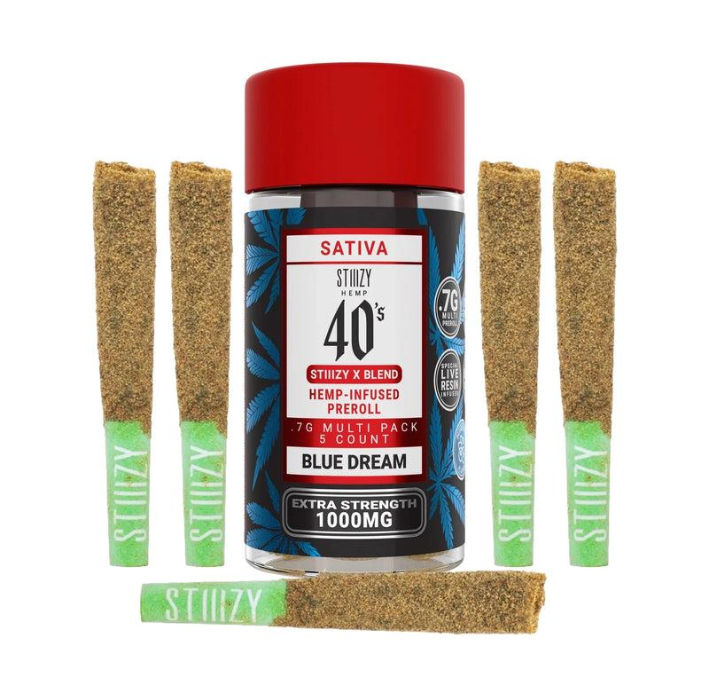 STIIIZY Live Resin STIIIZY X Blend Preroll Shorties 1000mg 3.5g 5ct Jar - Premium  from H&S WHOLESALE - Just $15.00! Shop now at H&S WHOLESALE
