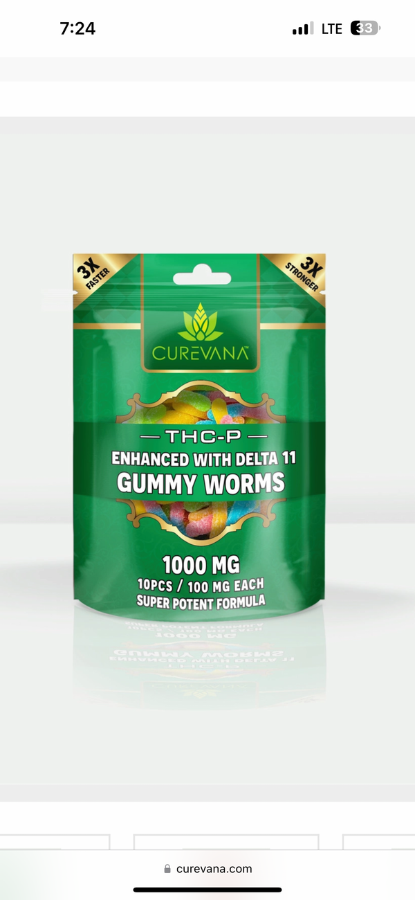Curevana Delta 11 & THC-P 1000mg 6ct Display Gummies - Premium  from H&S WHOLESALE - Just $40.00! Shop now at H&S WHOLESALE