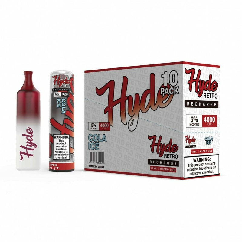 Hyde Retro 4000 puffs disposable vape rechargeable - Premium Disposable Vape from H&S WHOLESALE - Just $50.00! Shop now at H&S WHOLESALE