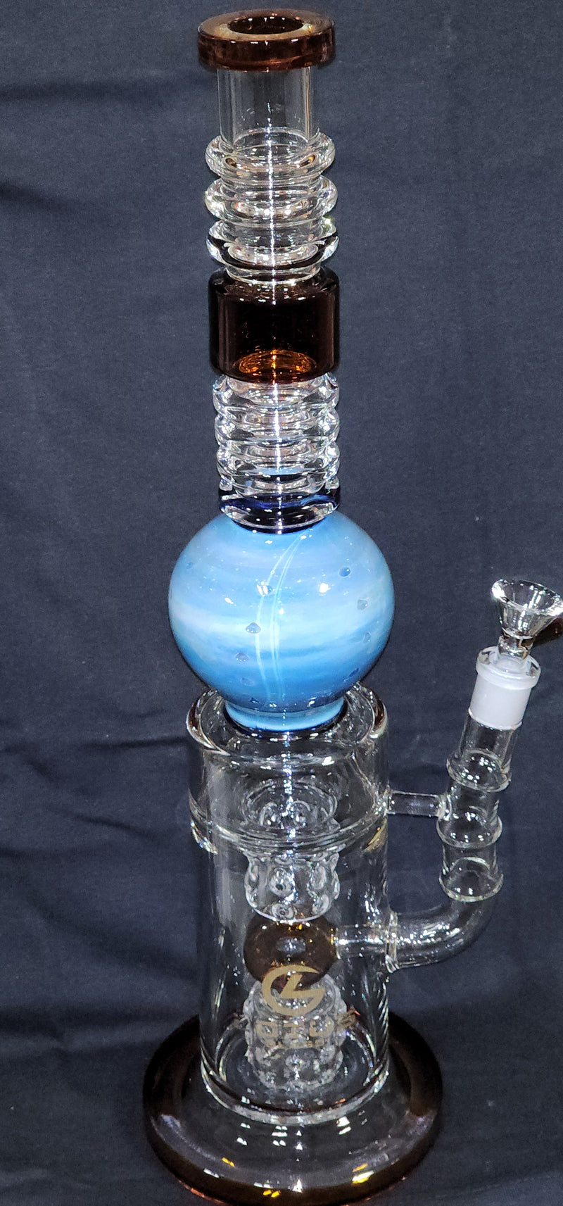 Lotus Glass Water Pipe - Premium  from H&S WHOLESALE - Just $70.00! Shop now at H&S WHOLESALE