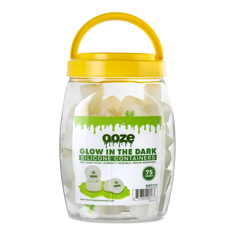 Ooze - Glow In The Dark Silicone Containers - 5ml - 75ct Jar - Premium  from H&S WHOLESALE - Just $40.00! Shop now at H&S WHOLESALE
