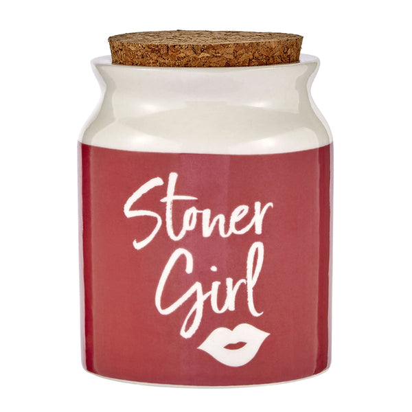Roast & Toast Stash Jar - Stoner Girl - Premium  from H&S WHOLESALE - Just $6.99! Shop now at H&S WHOLESALE