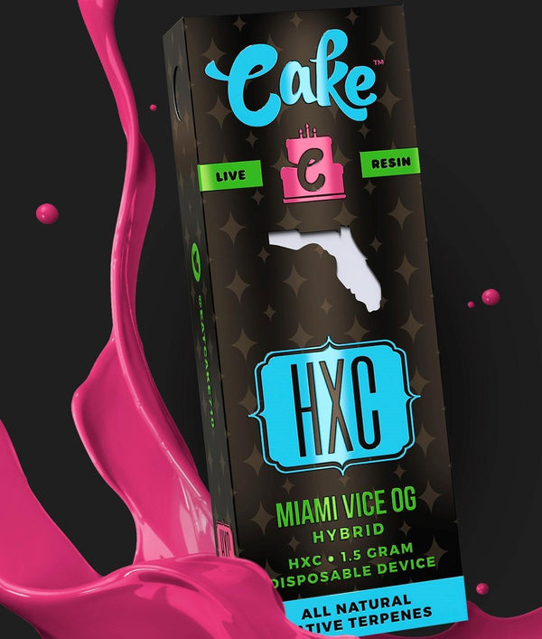 Cake HXC LIVE RESIN 1.5g disposable vape - Premium  from H&S WHOLESALE - Just $21.00! Shop now at H&S WHOLESALE