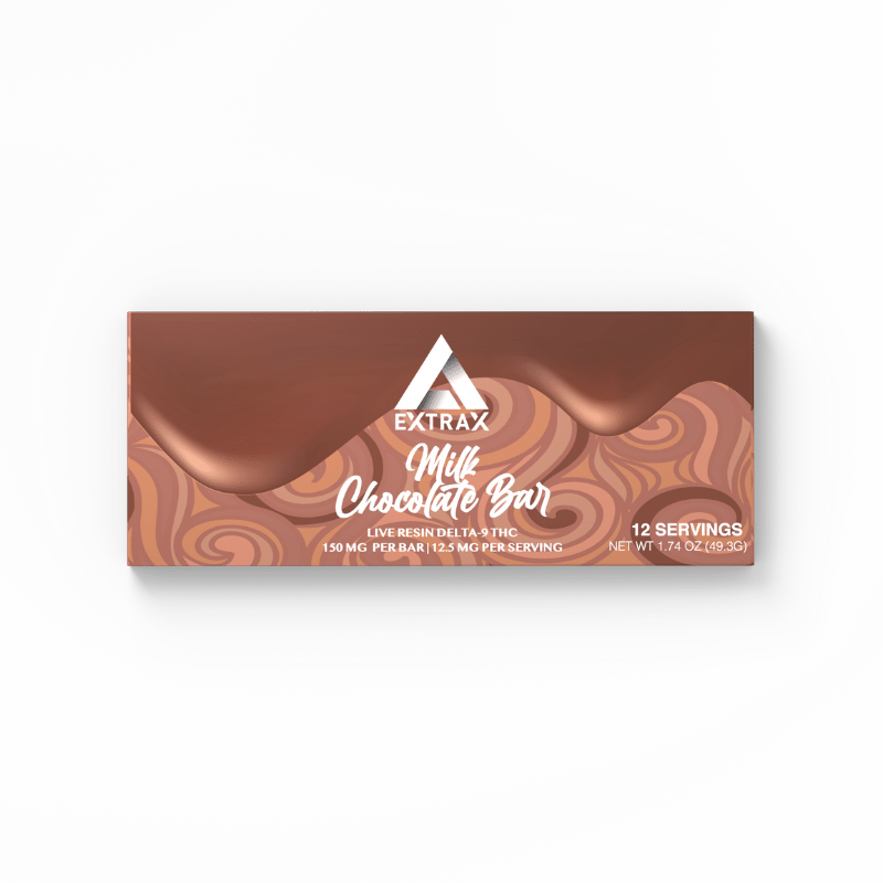 Extrax Live Resin THC-H & THC-JD Chocolate Bar 1200mg 1ct - Premium  from H&S WHOLESALE - Just $8.50! Shop now at H&S WHOLESALE