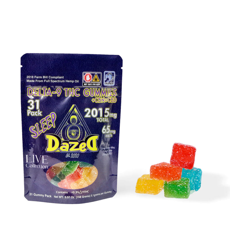 Dazed Live Collection 2015mg D9 & CBG & CBD 1ct Gummies - Premium  from H&S WHOLESALE - Just $16.00! Shop now at H&S WHOLESALE