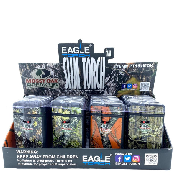 Mossy Oak Eagle Torch Slim pt161mok 20ct Display - Premium  from H&S WHOLESALE - Just $33! Shop now at H&S WHOLESALE