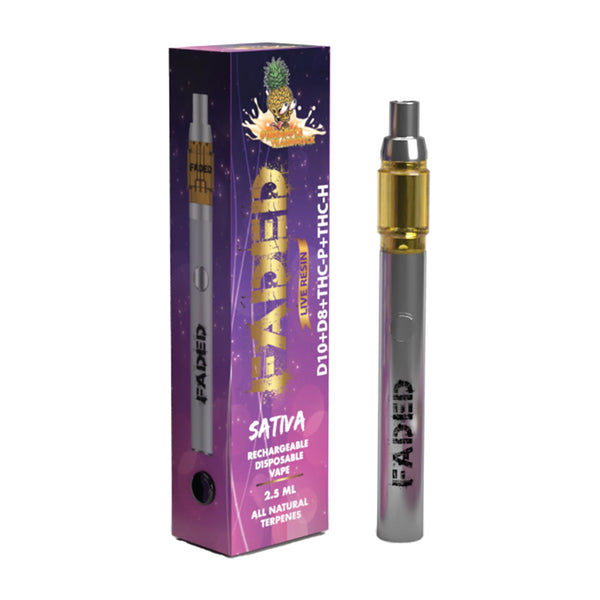 Faded Live Resin 2500mg D10 & D8 & THC-P & THC-H Disposable Vape - Premium  from H&S WHOLESALE - Just $17.00! Shop now at H&S WHOLESALE