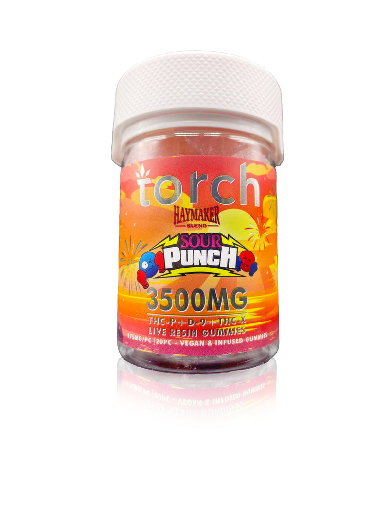 Torch Maymaker THC-P & D9 & THC-X 3500mg Live Resin 20 gummies jar - Premium  from H&S WHOLESALE - Just $15.00! Shop now at H&S WHOLESALE