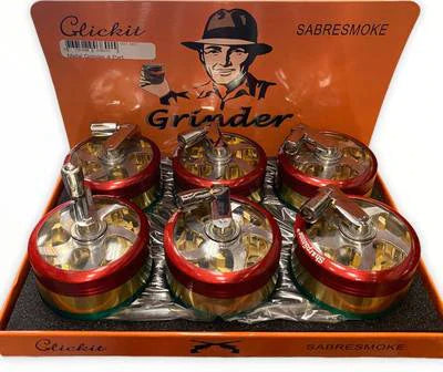6ct glickit grinder rainbow - Premium  from H&S WHOLESALE - Just $55.00! Shop now at H&S WHOLESALE