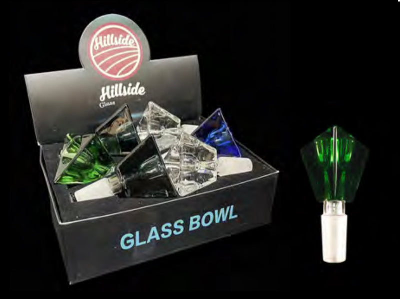 HillSide 6Ct triangle shape Glass Bowl B-005-14 - Premium  from H&S WHOLESALE - Just $25! Shop now at H&S WHOLESALE