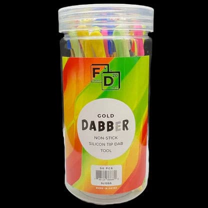 ALEAF Dabber Jar 50Ct Stick Silicone Tips - Premium  from H&S WHOLESALE - Just $50.00! Shop now at H&S WHOLESALE