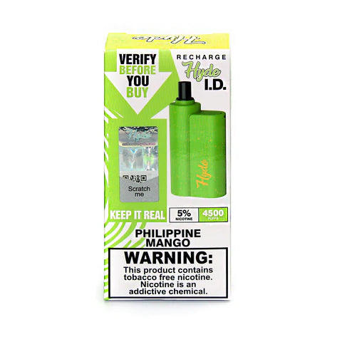 Hyde ID 4500 puffs Recharge Disposables Vape - Premium  from H&S WHOLESALE - Just $60.00! Shop now at H&S WHOLESALE