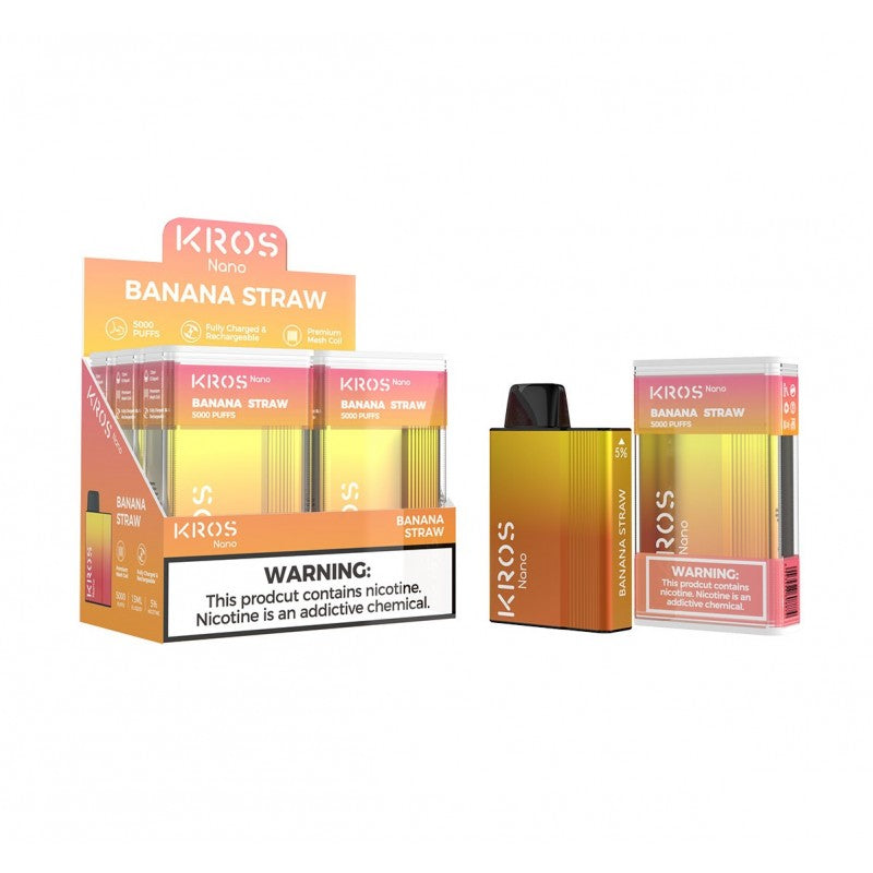 KROS Nano 5000 hits 6ct disposables vape - Premium  from H&S WHOLESALE - Just $40.00! Shop now at H&S WHOLESALE