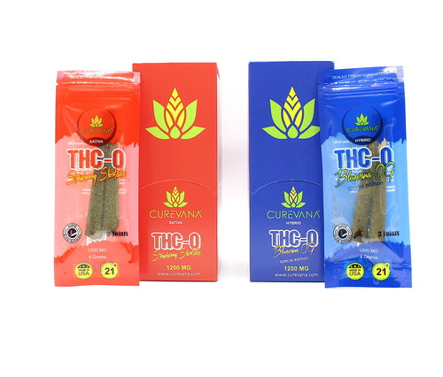 CUREVANA THC-O pre-roll 12ct 1200 - Premium  from H&S WHOLESALE - Just $60.00! Shop now at H&S WHOLESALE